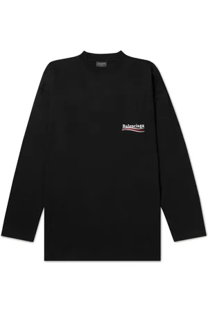 Balenciaga Logo-Embroidered Cotton-Jersey T-Shirt