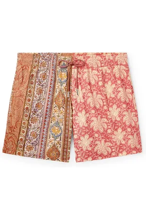 Etro Slim-Fit Mid-Length Printed Swim Shorts
