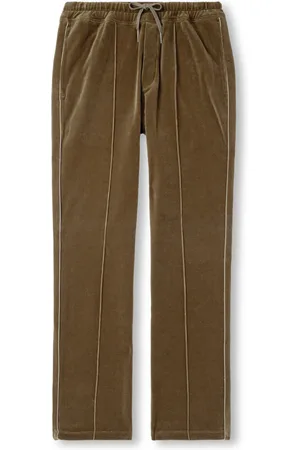 Tom Ford Straight-Leg Cotton-Blend Velour Track Pants