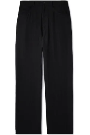 Balenciaga Straight-Leg Lyocell-Poplin Trousers