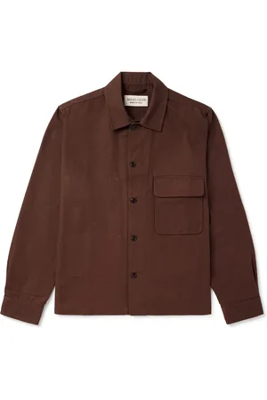 MILES LEON Garden Cotton-Canvas Shirt Jacket