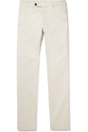MASSIMO ALBA Winch2 Straight-Leg Cotton-Blend Twill Trousers
