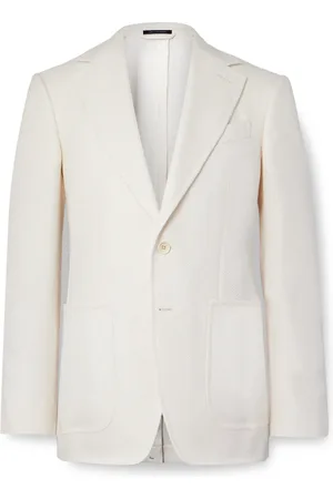 Tom Ford Shelton Wool, Mohair, Silk and Linen-Blend Blazer