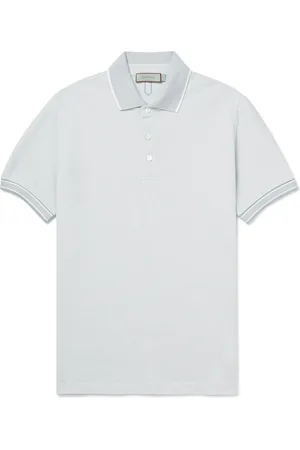 CANALI Cotton-Piqué Polo Shirt