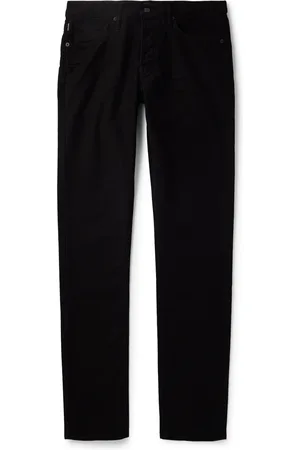 Tom Ford Slim-Fit Cotton-Blend Moleskin Trousers