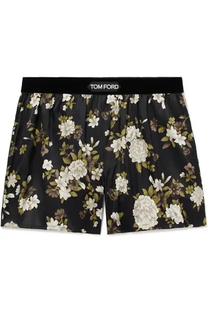 Tom Ford Floral-Print Silk-Blend Boxer Shorts