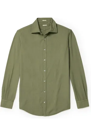 MASSIMO ALBA Genova Cotton-Jersey Shirt