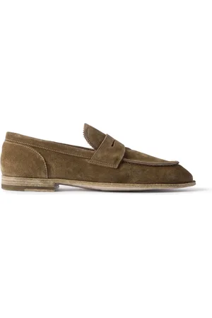 Officine creative Solitude 001 Suede Penny Loafers