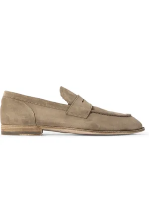 Officine creative Solitude Suede Penny Loafers
