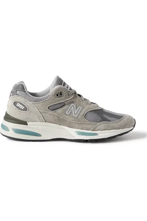 New Balance 991v2 Suede and Mesh Sneakers