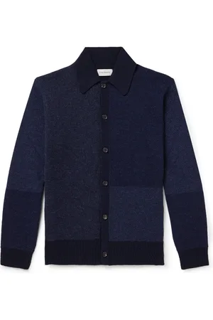 OLIVER SPENCER Britten Patchwork Wool Cardigan