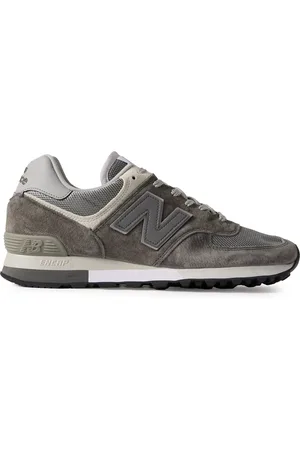 New Balance 576 Faux Leather-Trimmed Suede and Mesh Sneakers