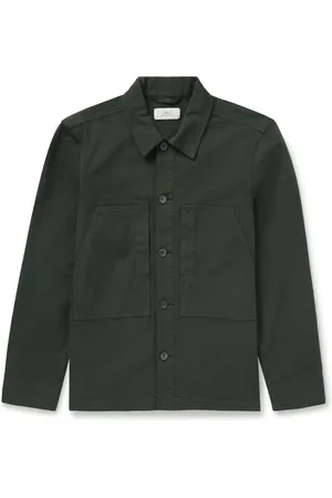 Mr P. Cotton-Blend Twill Overshirt