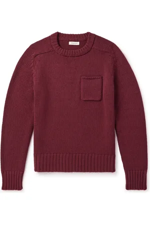 MILES LEON Ribbed Merino Wool Sweater