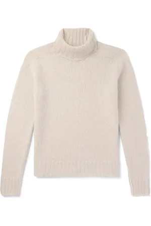 Tom Ford Slim-Fit Brushed Wool-Blend Rollneck Sweater