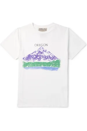 REMI RELIEF Oregon Slim-Fit Printed Cotton-Jersey T-Shirt
