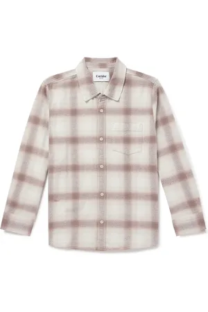Corridor Snow Day Checked Organic Cotton-Flannel Shirt