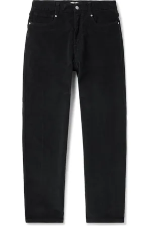 ALTEA Ken Slim-Fit Straight-Leg Stretch-Cotton Corduroy Trousers