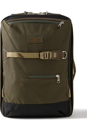 Master Potential 2-Way Leather and Webbing-Trimmed CORDURA® MasterTeX Backpack