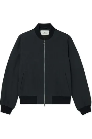 Mr P. Textured Cotton and Linen-Blend Bomber Jacket