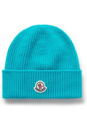 Moncler Appliquéd Ribbed Virgin Wool and Cashmere-Blend Beanie