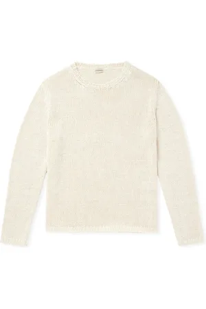 MASSIMO ALBA Nicolas Linen and Mulberry Silk-Blend Sweater