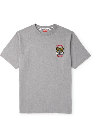 Kenzo GOTS Verdy Logo-Embroidered Appliquéd Cotton-Jersey T-Shirt