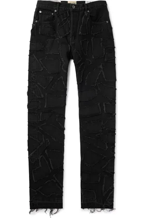 GALLERY DEPT. Collage 5001 Slim-Fit Frayed Patchwork Jeans