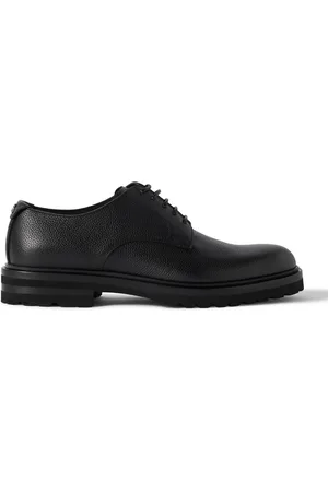 Dolce & Gabbana Pebble-Grain Leather Derby Shoes