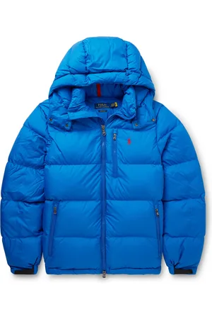 Ralph Lauren Logo-Embroidered Quilted Recycled-Shell Hooded Down Jacket
