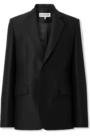 Loewe Grain de Poudre Wool and Silk-Blend Blazer