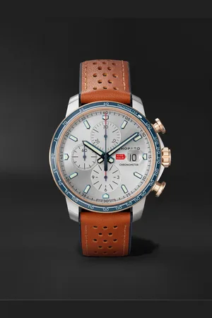 Chopard Mille Miglia GTS Limited-Edition Automatic Chronograph 44mm Stainless Steel and Leather Watch, Ref. No. 168571-6004