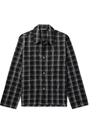 OUR LEGACY Haven Checked Cotton-Flannel Overshirt