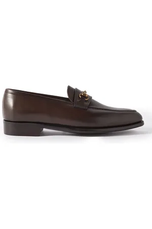 GEORGE CLEVERLEY Horsebit Leather Loafers
