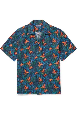 Vilebrequin Charli Camp-Collar Printed Linen Shirt