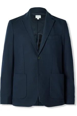 Sunspel Unstructured Cotton-Piqué Blazer