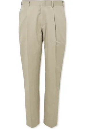 BRIONI Pienza Straight-Leg Linen and Cotton-Blend Trousers