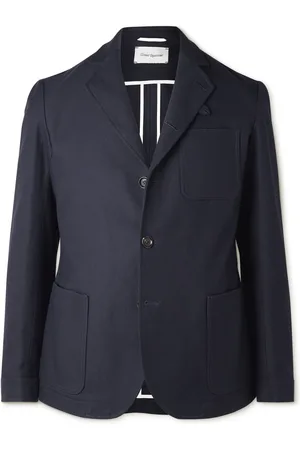 OLIVER SPENCER Solms Textured-Cotton Blazer