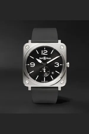 Bell & Ross BR S 39mm Steel and Rubber Watch, Ref. No. BRS‐BLC‐ST