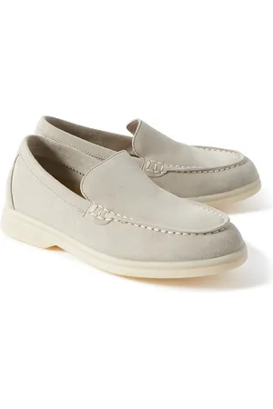 Loro Piana Summer Walk Suede Loafers