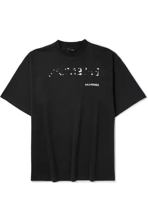 Balenciaga Logo-Print Cotton-Jersey T-Shirt