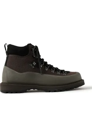 Diemme Roccia Vet Sport Suede and Rubber-Trimmed Tech-Shell Hiking Boots