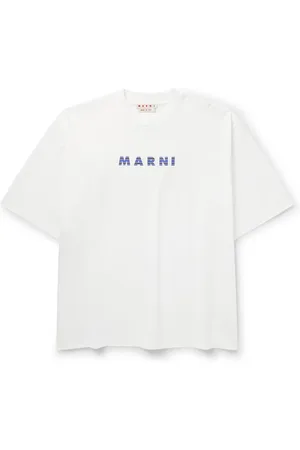 Marni Logo-Print Cotton-Jersey T-Shirt
