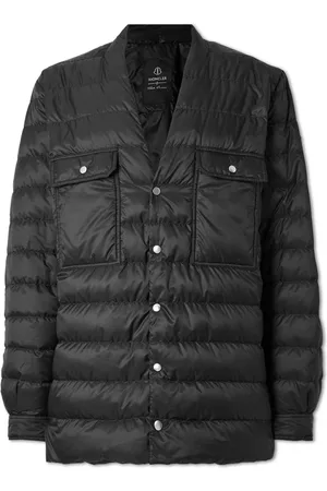 Rick Owens Moncler Logo-Appliquéd Quilted Shell Down Jacket