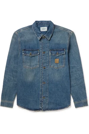 Carhartt Lincoln Logo-Appliquéd Denim Overshirt