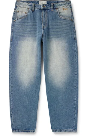 DIME Straight-Leg Logo-Embroidered Jeans