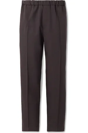 Jil Sander Tapered Cropped Gabardine Trousers