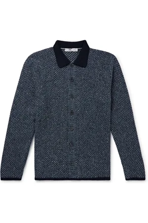 Inis Me in Donegal Merino Wool and Cashmere-Blend Shirt Jacket