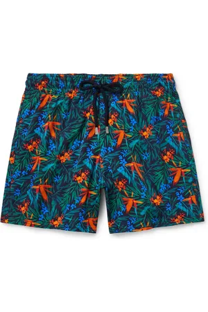 Vilebrequin Moorise Straight-Leg Mid-Length Printed Swim Shorts