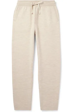 Loro Piana Sassiglioni Straight-Leg Wool Sweatpants